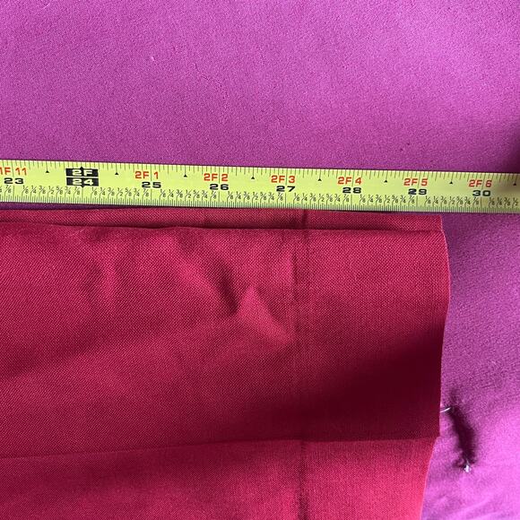 Paul Smith Women's Red Straight Slim Leg Trouser Pants Pink Trim Size 32 - Picture 6 of 8